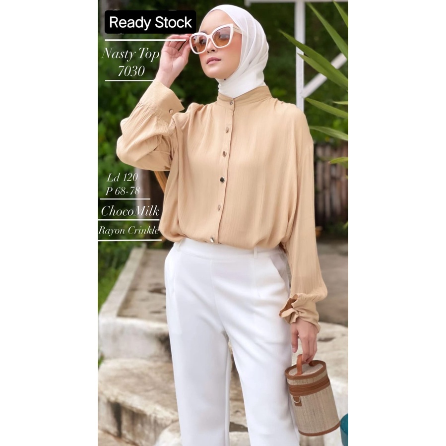 NASTY JUMBO TOP / BLOUSE / ATASAN / BUSUI FRIENDLY / ATASAN KERJA