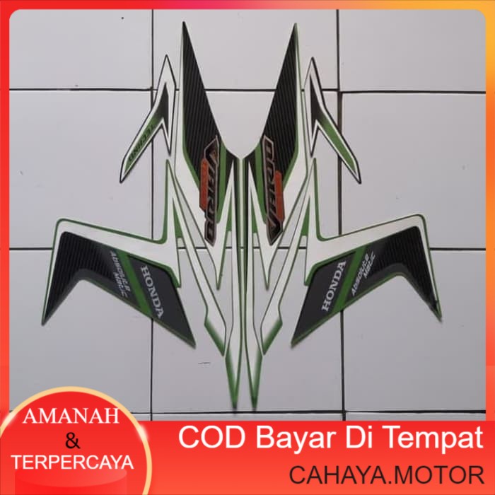 striping vario techno 110 2011 hijau