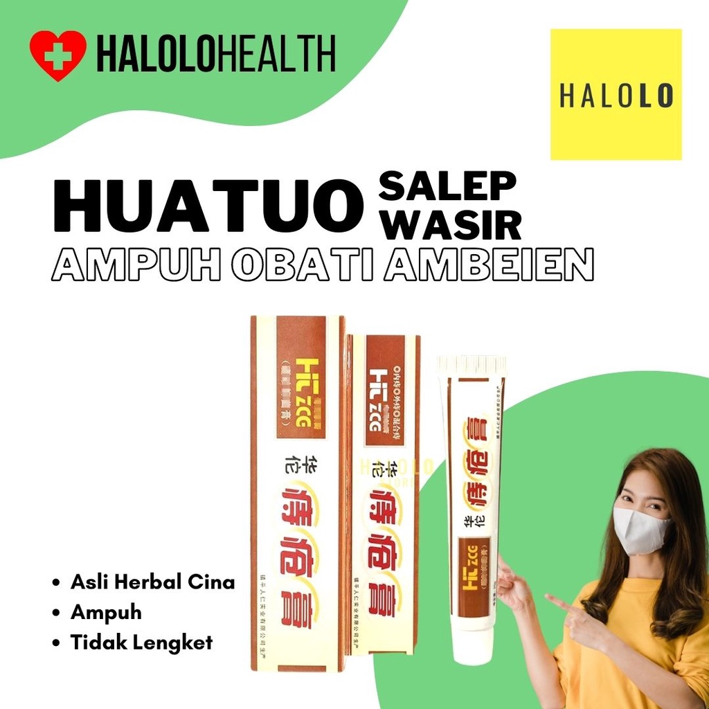 Salep Obat Wasir Ambeien Ampuh HUATUO Zhichuang Gao Asli Herbal Cina