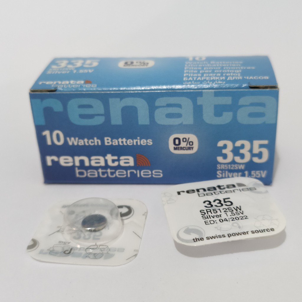 BATTERY BATRAI JAM TANGAN RENATA 335 ORIGINAL