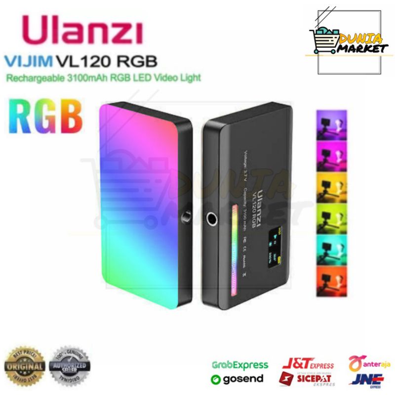 Ulanzi Vijim VL120 vl120 Rgb RGB LED Video Light Studio Ulanzi Rgb