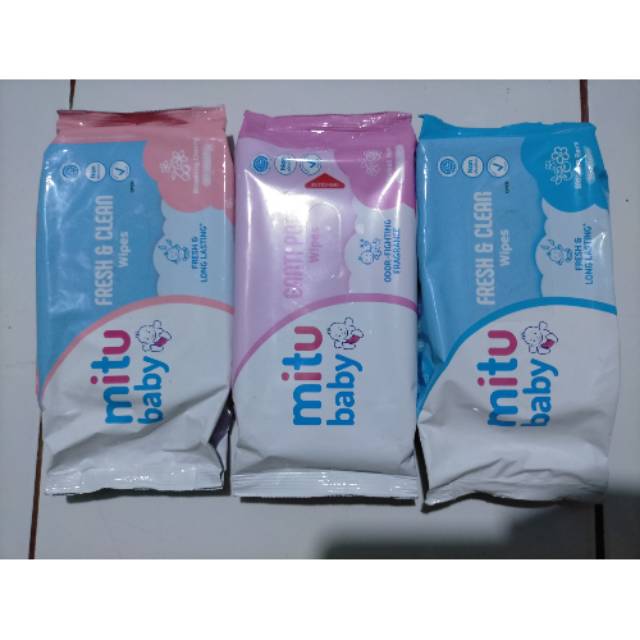 Mitu &amp; mamypoko tissu basah isi 52s,50s,48s
