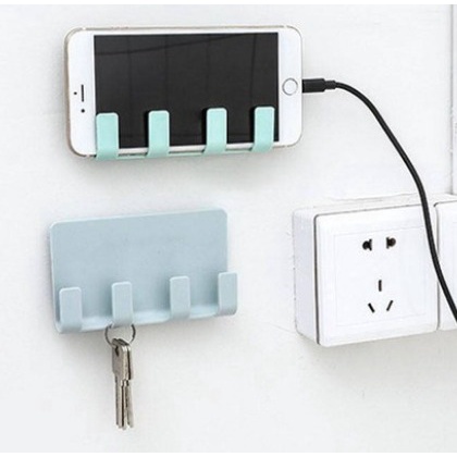 GANTUNGAN UNIVERSAL Holder HP Dinding Tempel 4 Kait GANTUNGAN TEMPEL DINDING 4 KAIT Serbaguna MURAH MERIAH