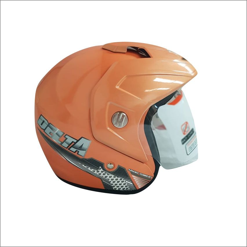 GP Delta Peach Helm Half Face