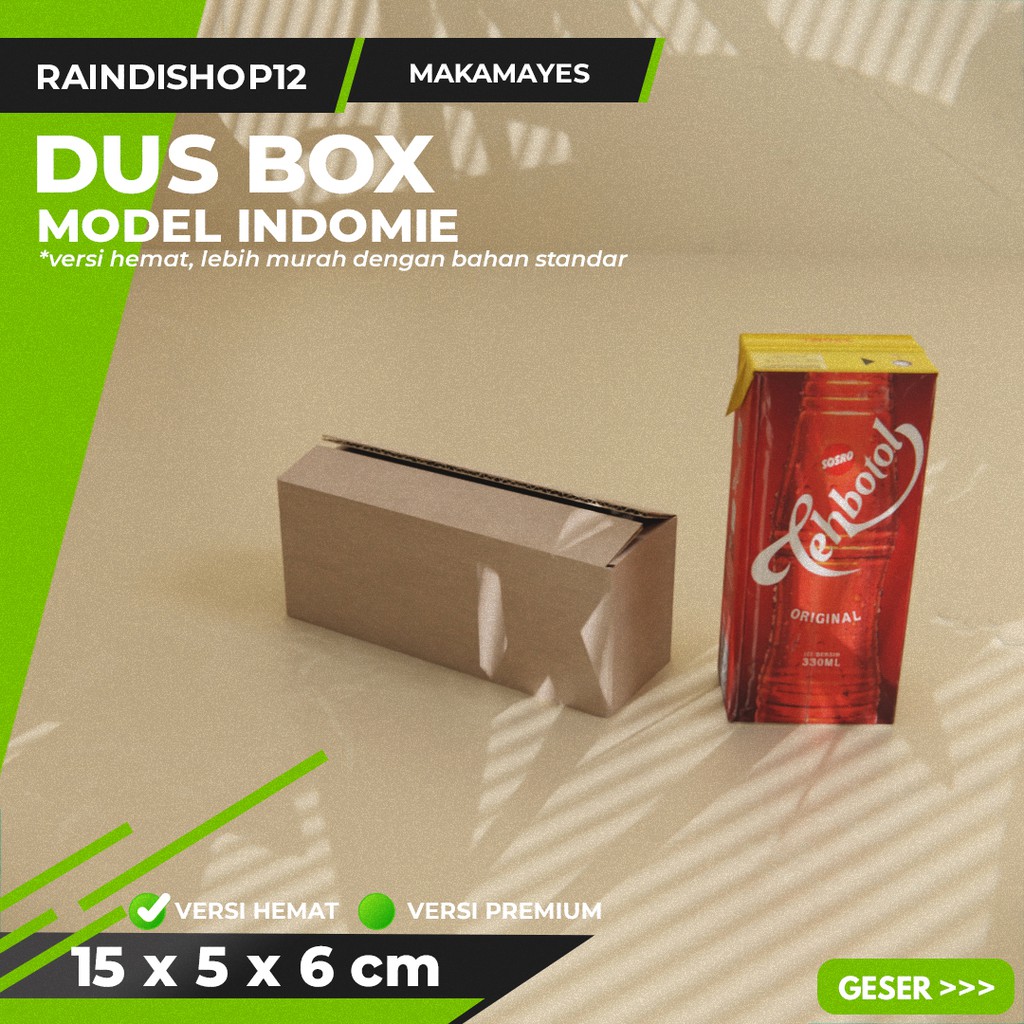 

BOX 15 X 5 X 6 CM KARDUS KOTAK KEMASAN PACKAGING KADO POLOS