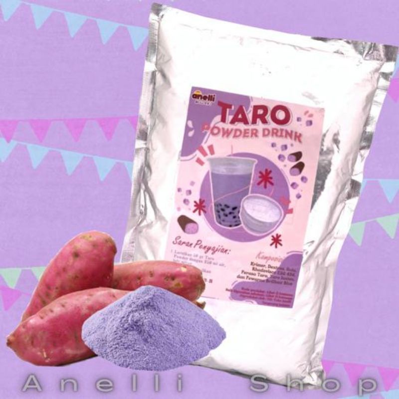 

Anelli Powder Drink/Bubuk Minuman rasa Taro 1 Kg