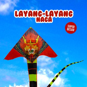 MAINAN LAYANG LAYANG NAGA EKOR PANJANG CAPAI 7 METER (LL NAGA IMLEK)