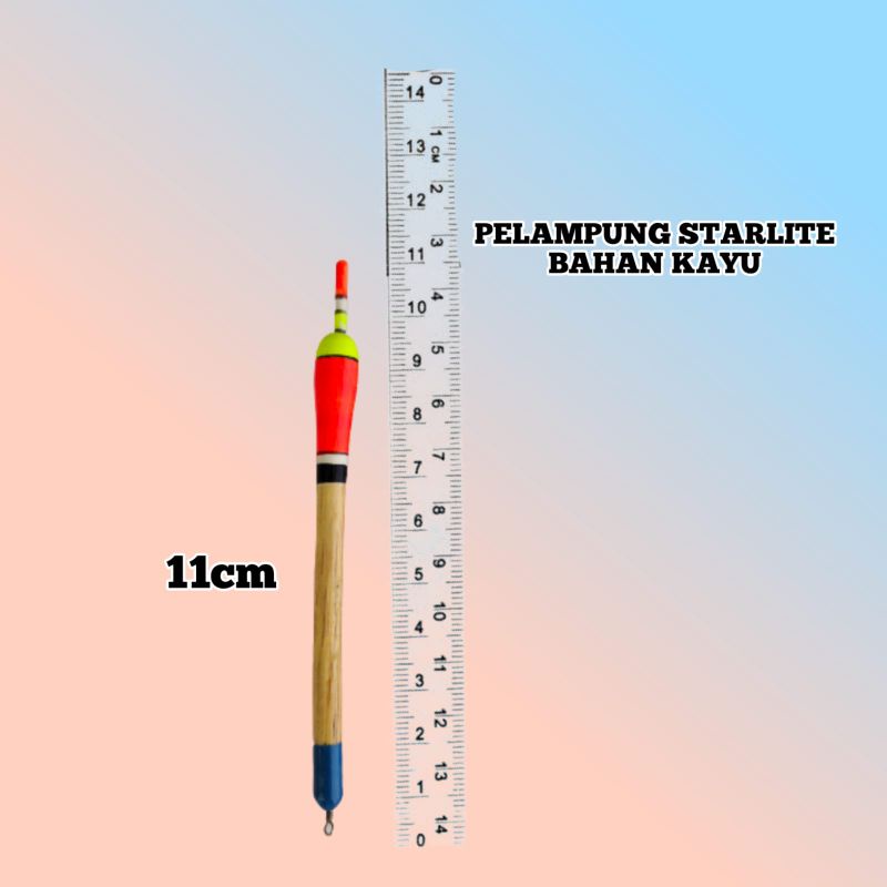 PELAMPUNG STARLITE KAYU 11CM