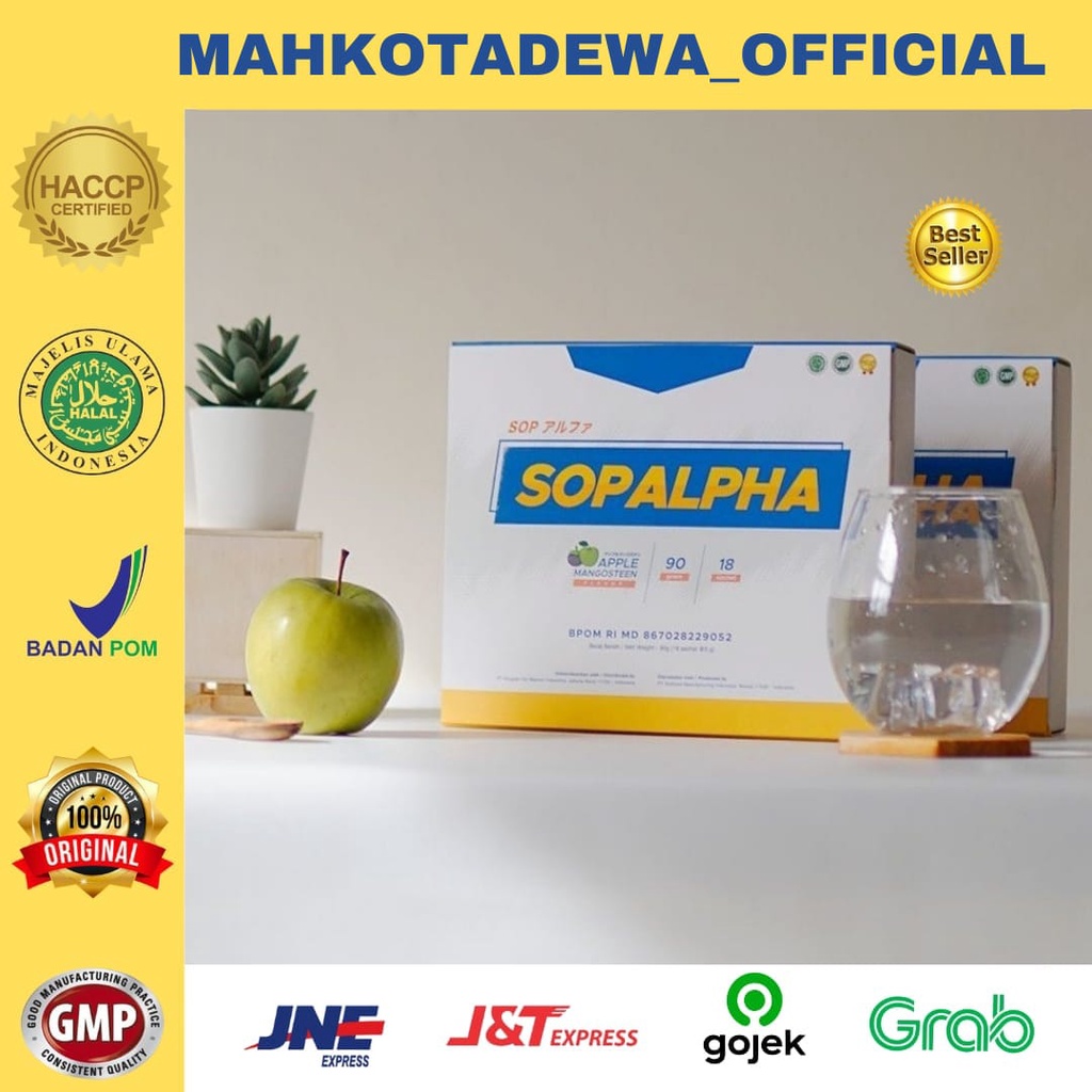 SOPALPHA (SALMON OVARY PEPTIDE Isi 18 Saset) BPOM, MUI HALAL