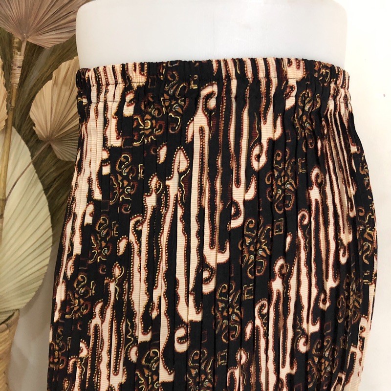 Rok Batik Plisket Fit S - JUMBO All Size-1