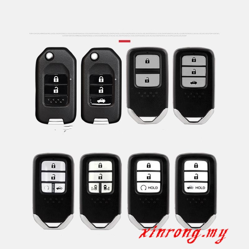 Honda All-New City/CRV/Accord/Civic FC 2016-2021 Keyless Smart Entry Remote Kunci Mobil carbon fiber Cover Casing