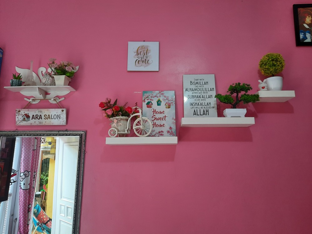 Set Rak Ambalan Dinding Minimalis 3 Pcs Uk.20,40,40 Cm