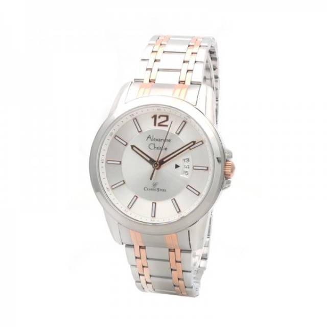 ALEXANDRE CHRISTIE PRIA AC 8325 MD ORIGINAL ( SILVER COMBI ROSEGOLD )