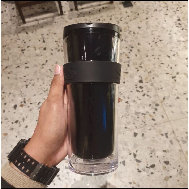 Botol minum tumbler Starbucks edisi Black Edition new 2022