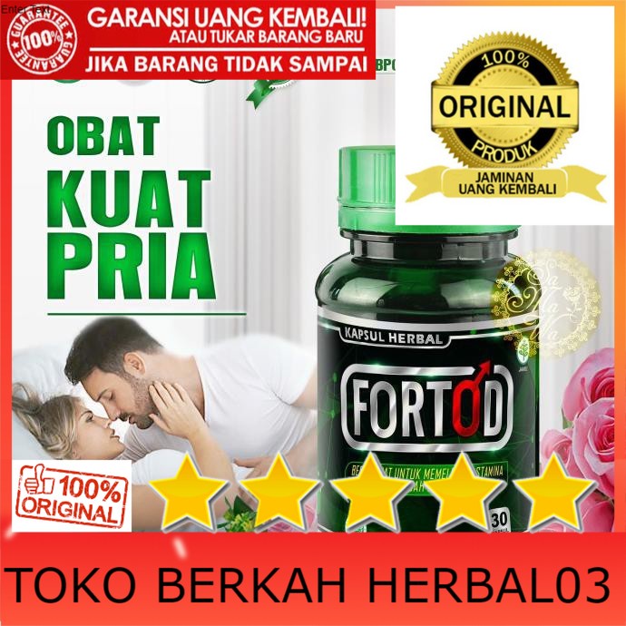 100% ASLI Promo Awal tahun Jamu Kuat Pria Tahan Lama | Obat Pembesar Mr P - FORTOD Diskon