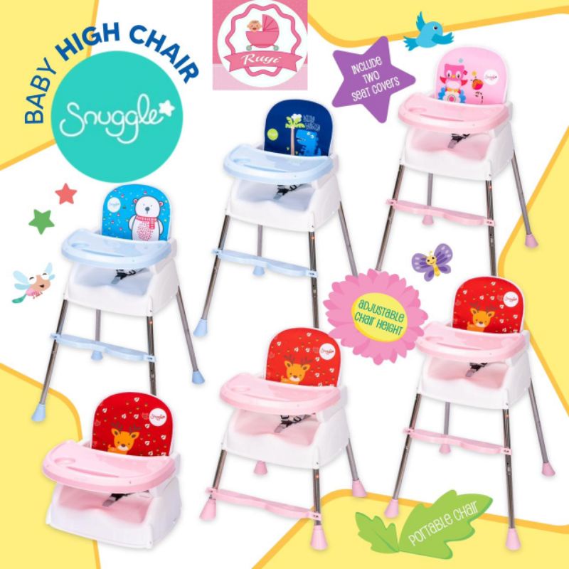 SNUGGLE SUPER COMBINATION HIGH CHAIR 4 IN 1/kursi makan