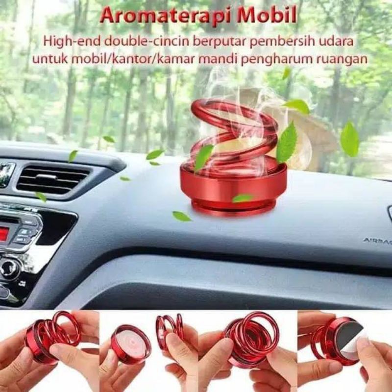 PARFUM MOBIL AROMATERAPI DAUBLE RING SUSPENSION