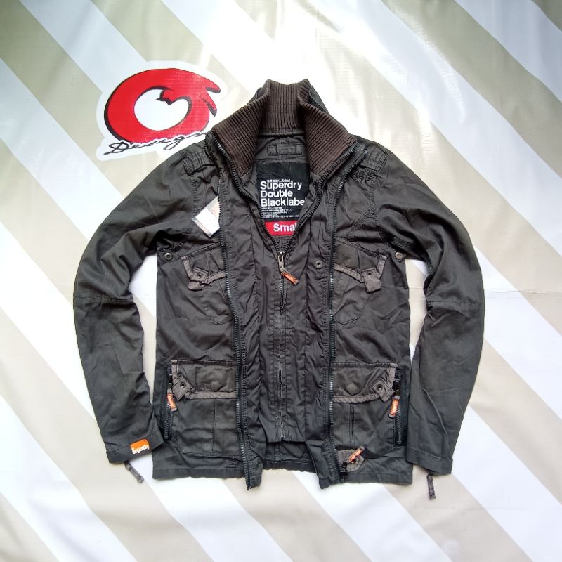 jaket parka superdry slant pocket m65 outdoor bukan army military