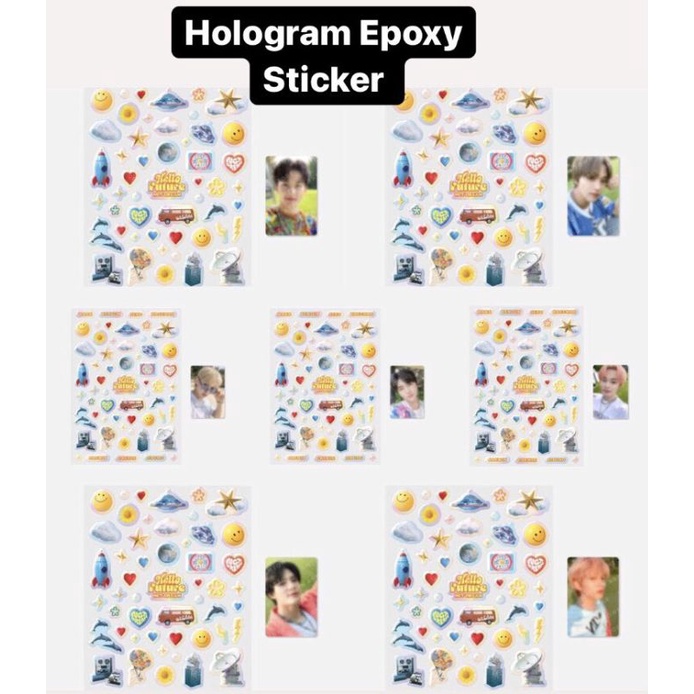 epoxy sticker jeno sealed MD hello future