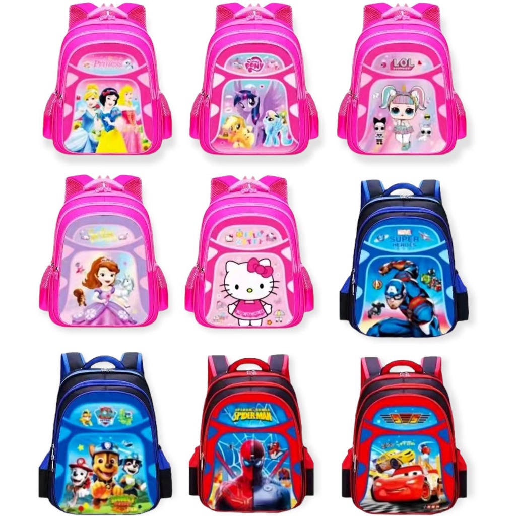 SMARTGIRL NEW TAS RANSEL ANAK SEKOLAH CEWEK COWOK IMPORT SD 00180-00185