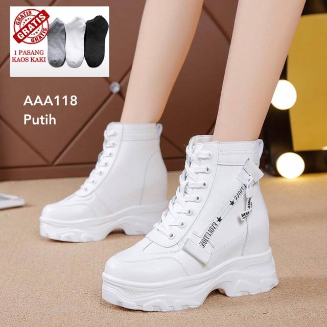 Sepatu Wedges Wanita impor Korea #AAA118