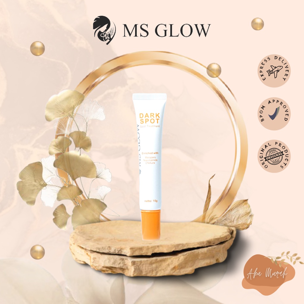 ✨ AKU MURAH ✨ MS GLOW Dark Spot Treatment Serum 15ml // Penghilang bekas Noda Hitam BPOM