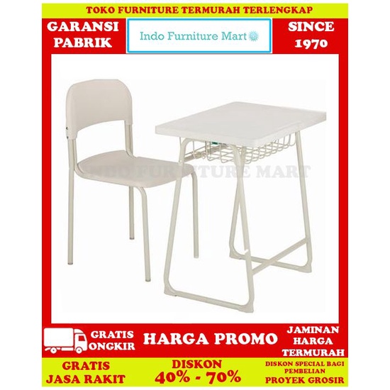 FrOkir Kursi Sekolah Kuliah Belajar Chitose Keiko Plus Kursi Dan Meja