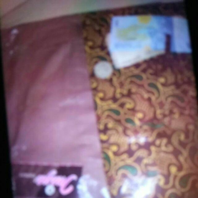 Atasan Batik Dolby Dolbi Dobby Doby Tenun Sutra Tulis Halus Katun Atbm Baron ,sarombit Atasan