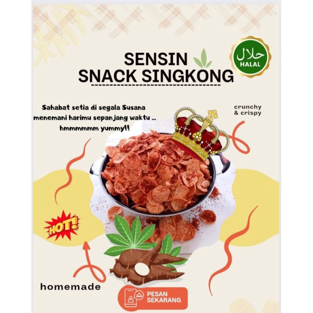 

SNACKSINGKONG, Kripik Singkong, Kripik Singkong Pedas, Senack singkong homemade Pedas gurih enak