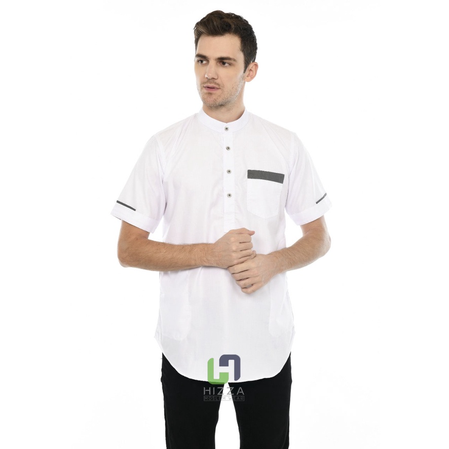 Baju Koko Pria Dewasa Lengan Pendek Toyobo Fodu