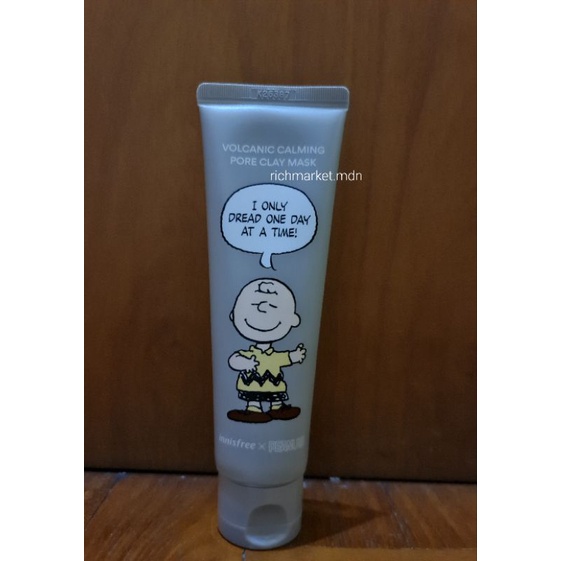 [REAL PICT] *NEW* Innisfree X Peanuts Volcanic Calming Pore Clay Mask 100ml