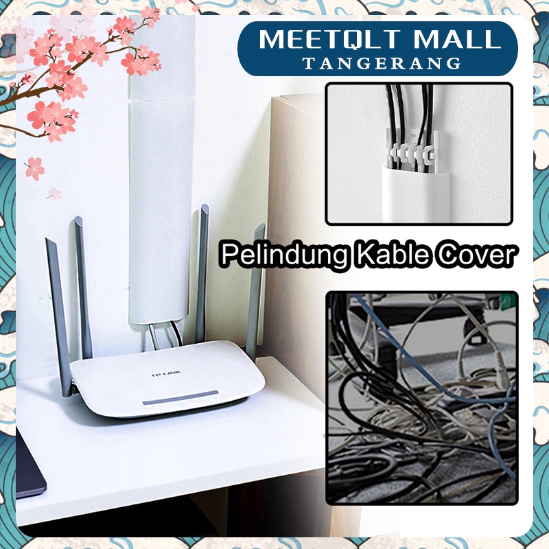 Cover Kabel Dinding Lantai/Wall Cable Cover/Cable Organizer Duct Cover/Penutup Penyelenggara Kabel
