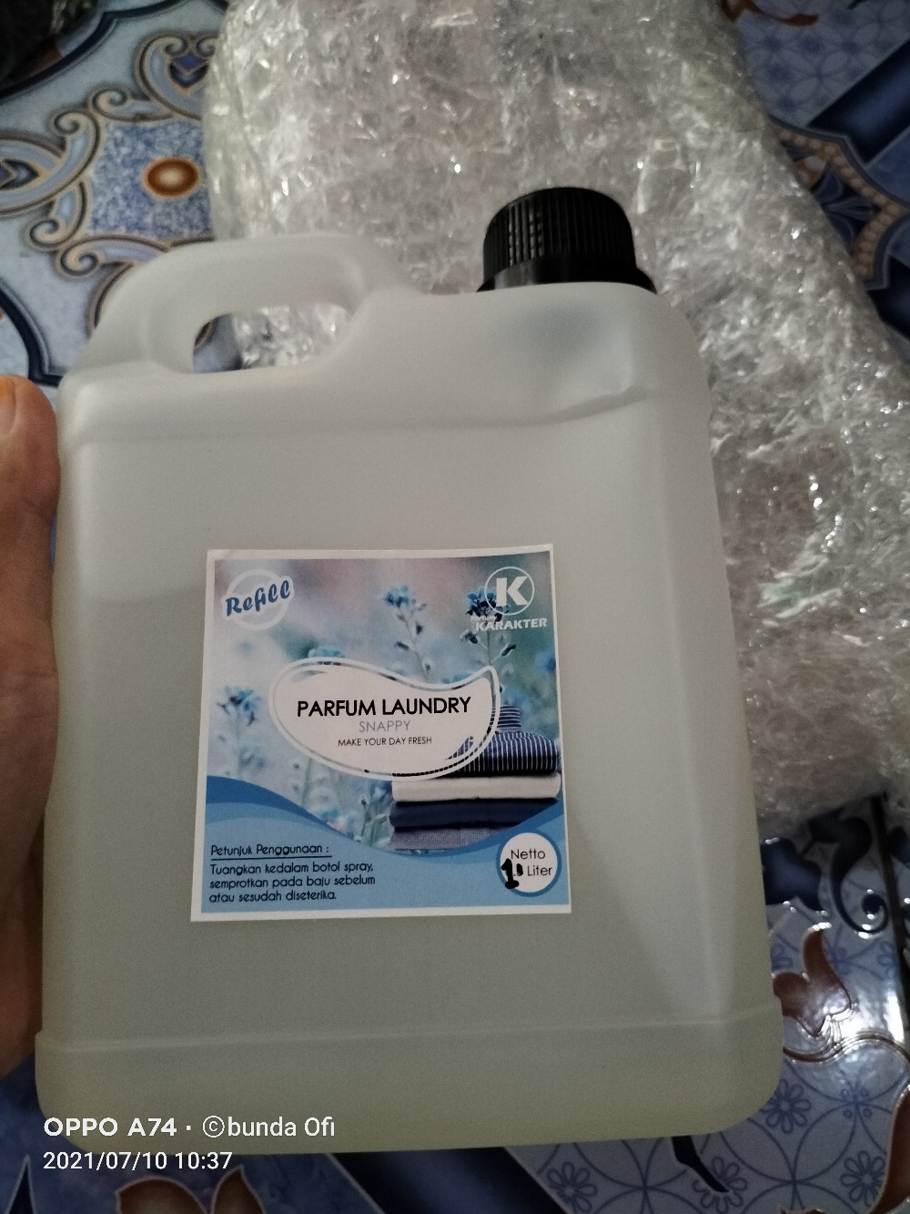 Bisa Cod | Snappy - Parfum Laundry / Pewangi Pakaian Snappy - 1 Liter