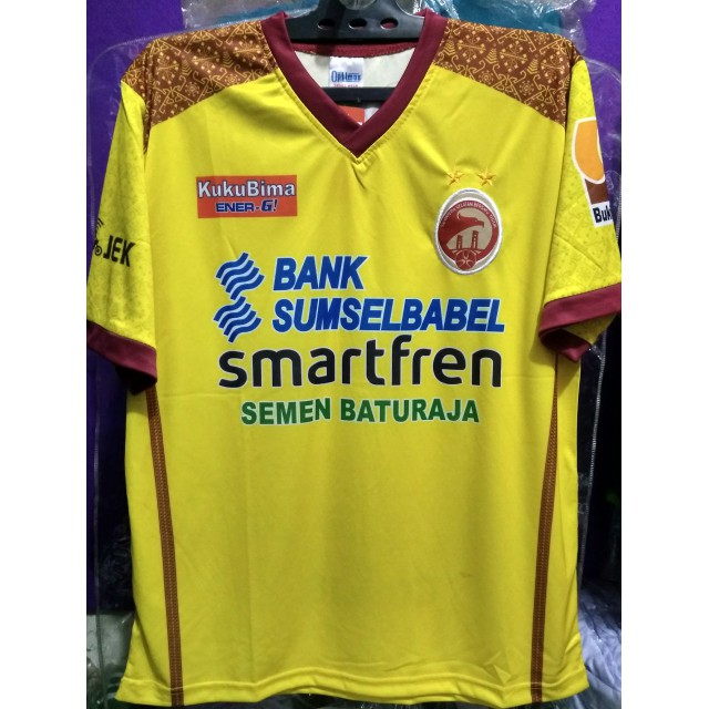 jersey Sriwijaya fc home 2018 merk lokal printing