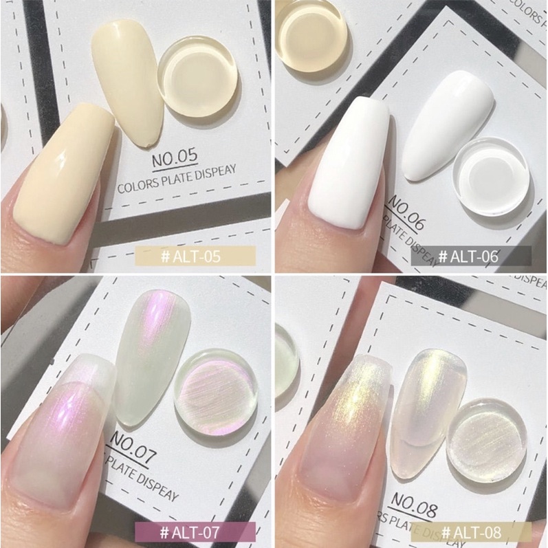 [FLASHES] AS ALT WHITE SERIES UV NAILS POLISH GEL 15ml