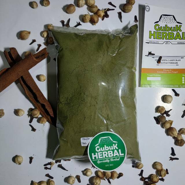 

DAUN INSULIN BUBUK 250 GRAM - Smallanthus Sonchifolius - MURNI -