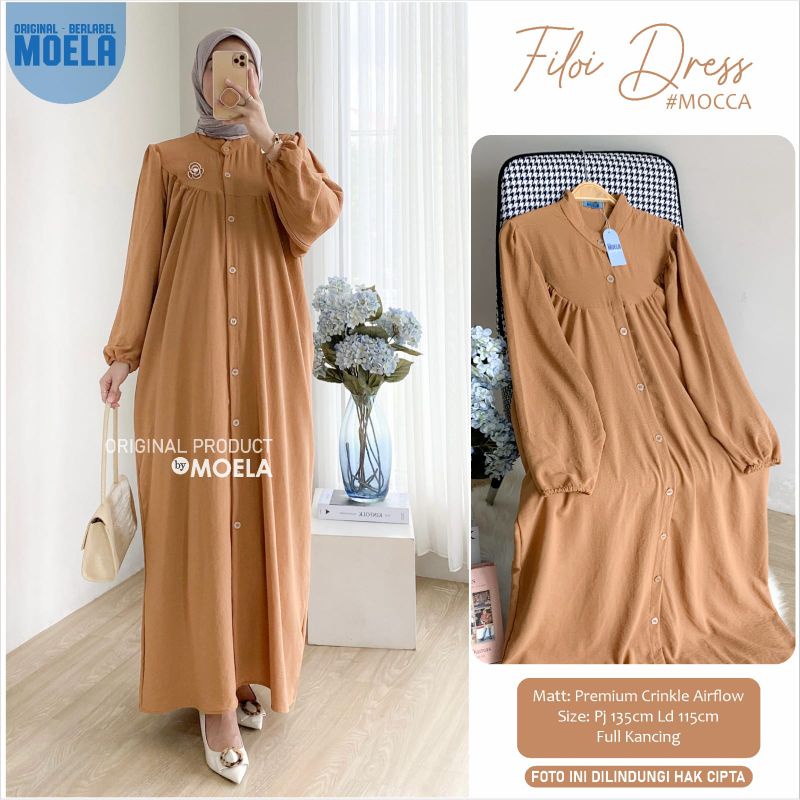Moela Filoi Dress Premium Crinkle Airflow