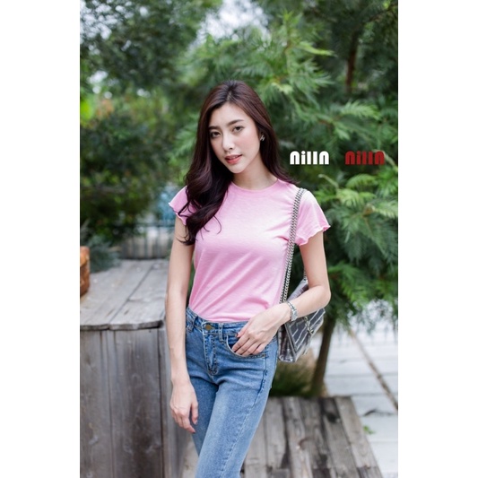 KAOS BELLACITA BANGKOK /ATASAN NILIN BANGKOK MODEL LENGAN KERUT(BJBLC026)