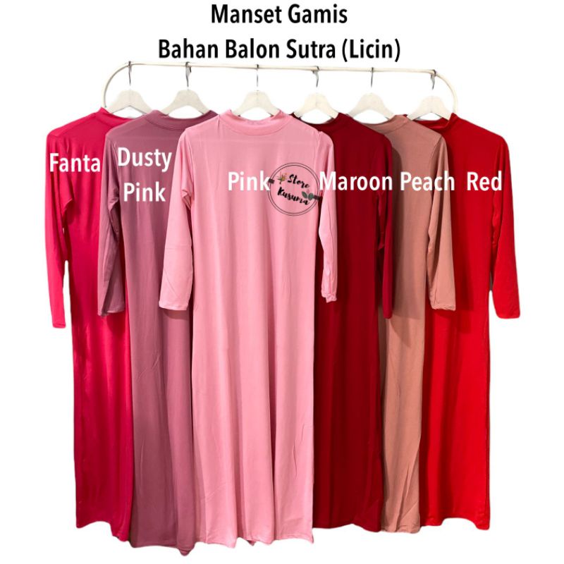 Inner Gamis Murah bahan Balon Sutra Licin