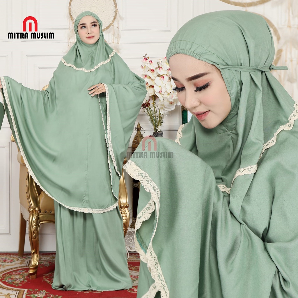 Mukena Dewasa Bali Katun Rayon Renda Bahan Adem  Termurah &amp; Berkualitas