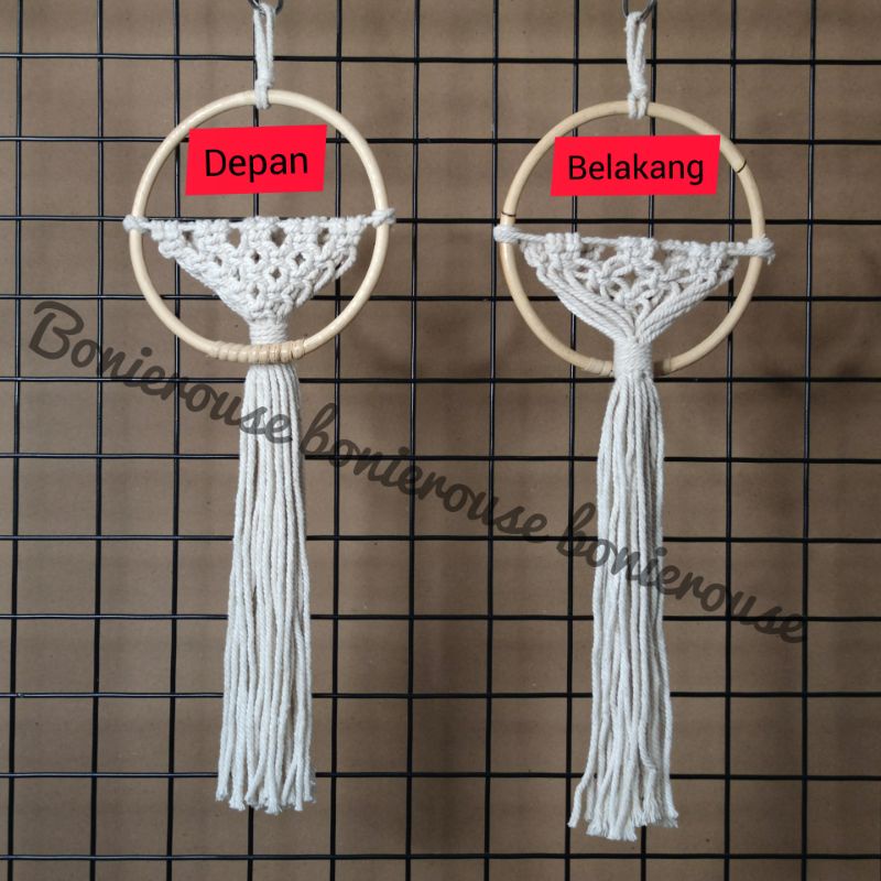 Macrame wall hanging/ hiasan dinding macrame rotan / dekorasi dinding aesthetic