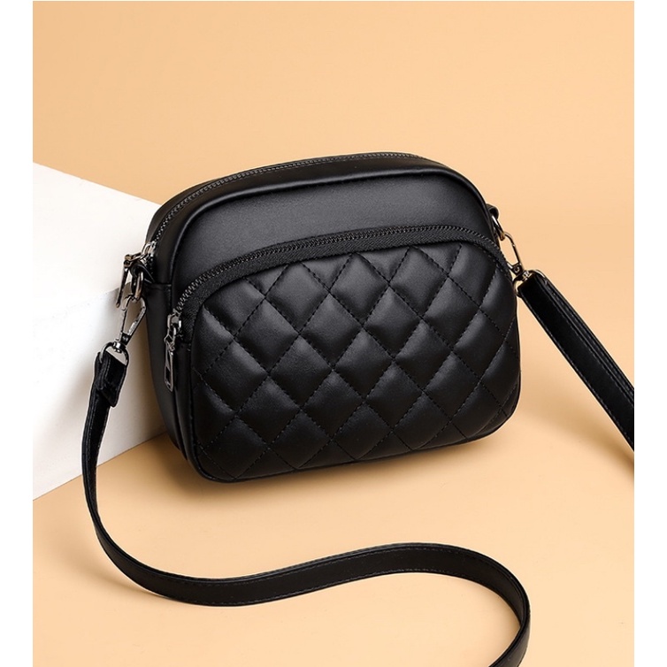 Tas Selempang Kulit Wanita Tas Kecil Cewek Messenger Bag MK 2072