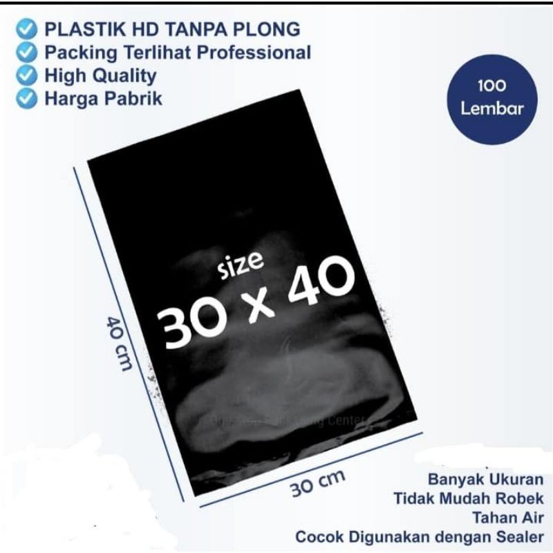 Plastik PACKING 30X40cm Ketebalan 0,5mickron isi 100Lembar