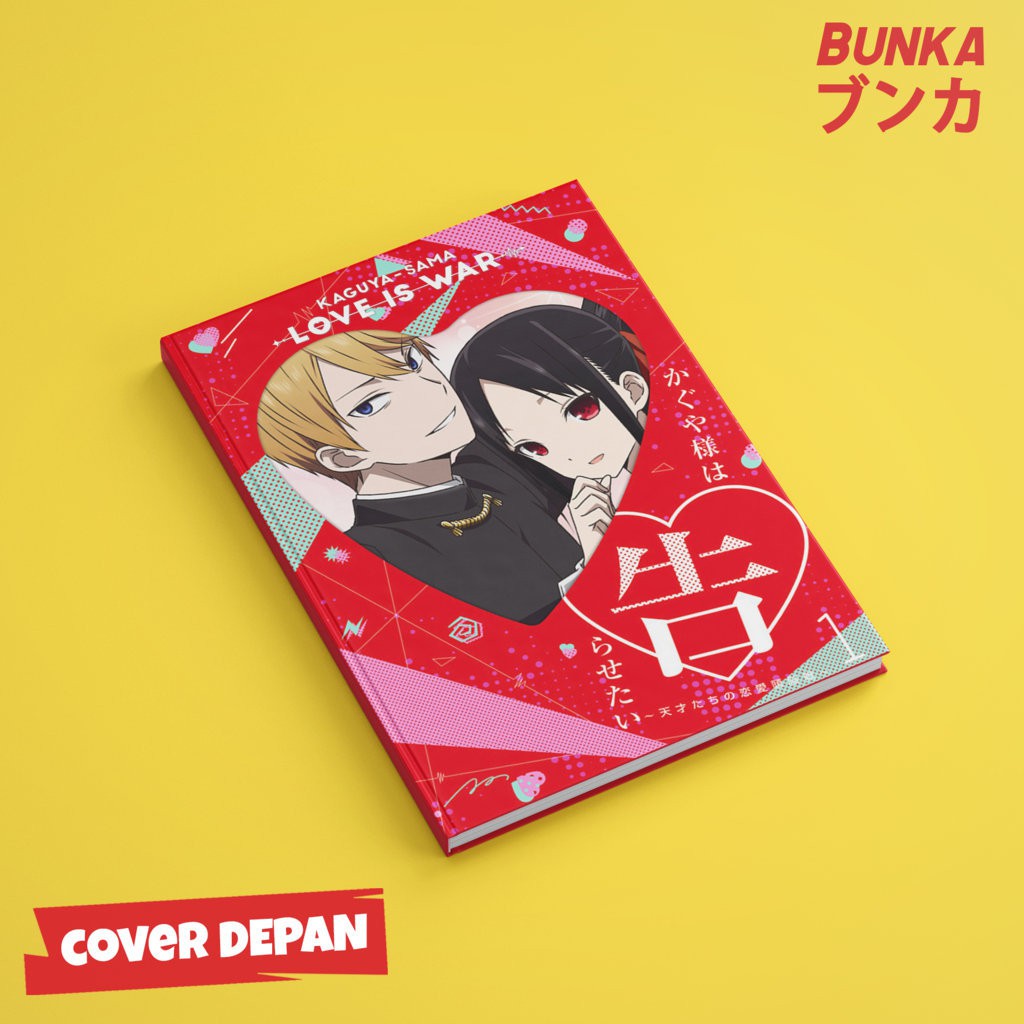 

Notebook Anime Kaguya sama Love is War Hardcover A5 Buku Tulis Catatan Note Agenda Planner