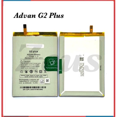 BATERAI ADVAN G2 PLUS ORIGINAL