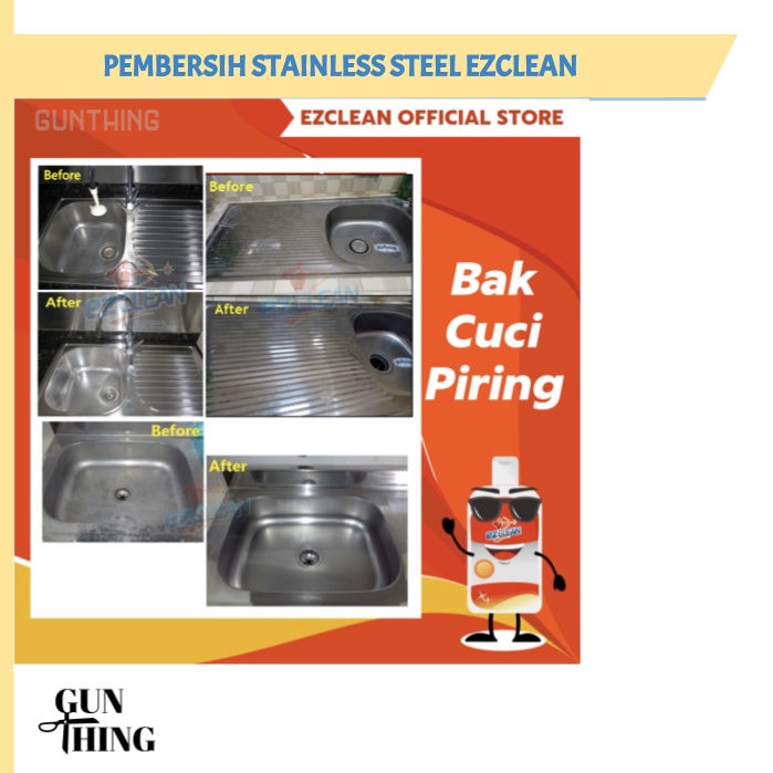 EZClean Pembersih Stainless Steel 200ml / Pembersih Stainless Serbaguna