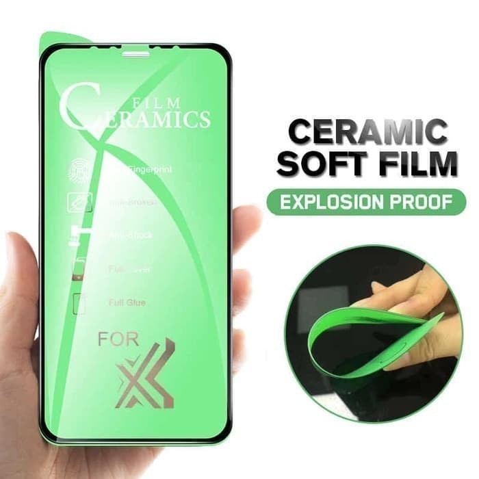 Infinix Zero 8 Tempered Glass Ceramic Premium Full Cover