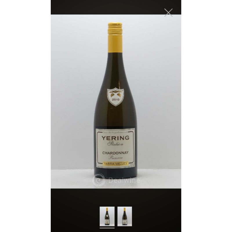 

Chardonnay Yarravalley Yering Station 2010 750ml