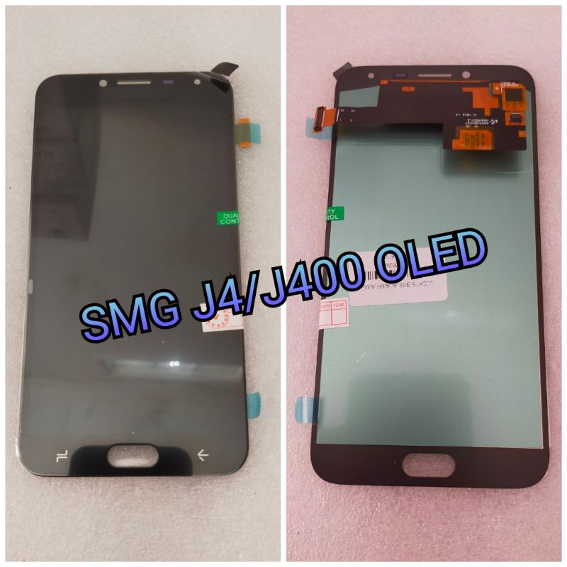 LCD SAMSUNG J4/J400 OLED/ blak+gold