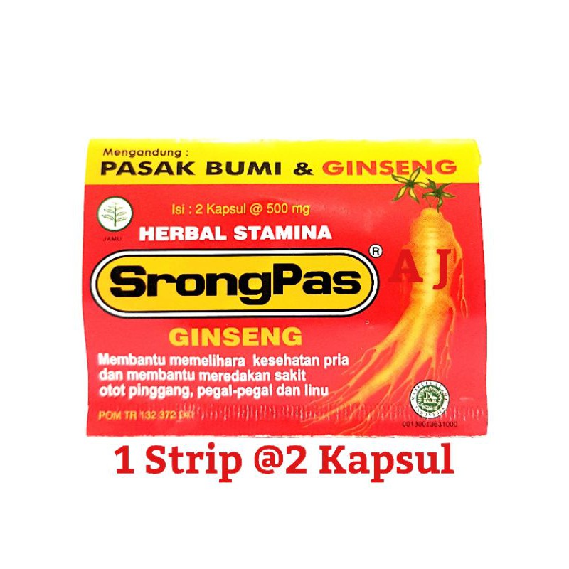 Srongpas Ginseng Herbal - Obat Stamina Pria